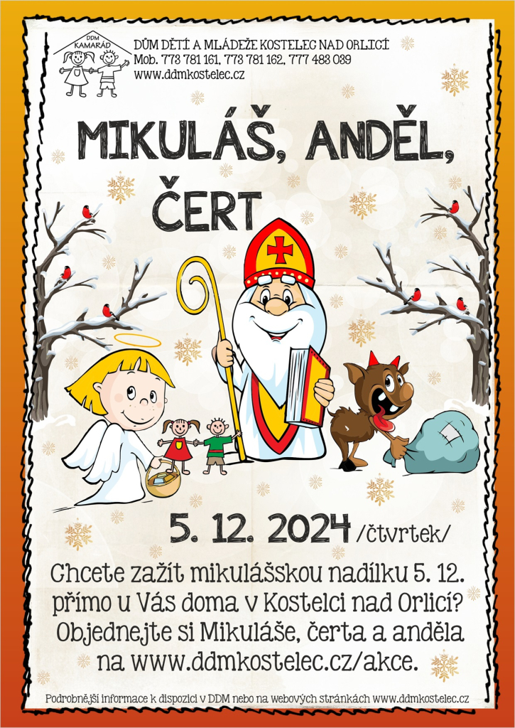 Mikuláš, čert, anděl (19-20 hod)