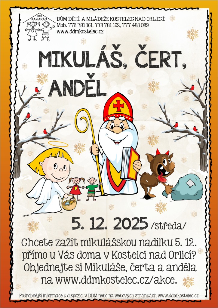 Mikuláš, čert, anděl (17-18 hod)