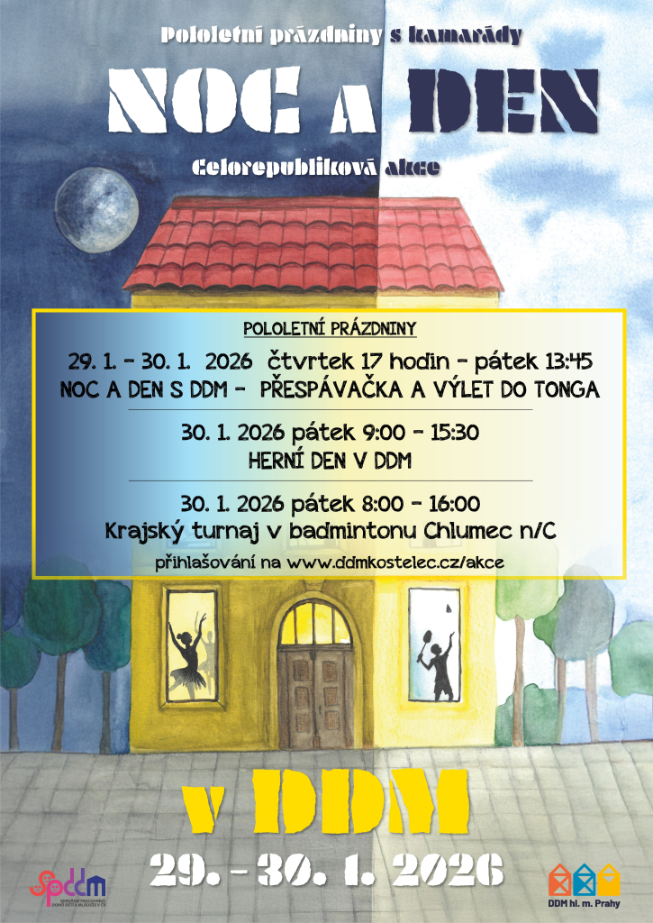 NOC A DEN S DDM - PŘESPÁVAČKA A VÝLET DO TONGA