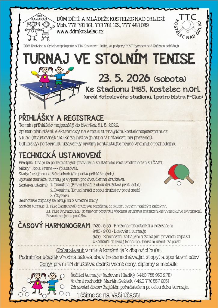 Turnaj ve stolním tenise