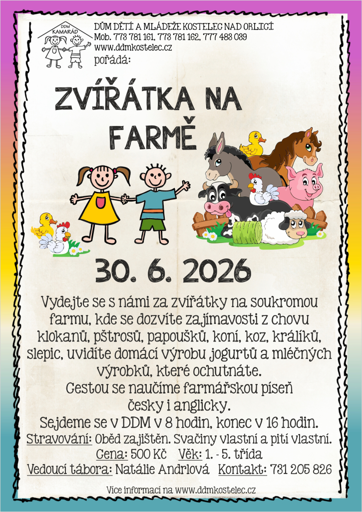 ZVÍŘÁTKA NA FARMĚ
