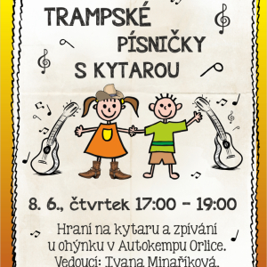 Trampské písničky s kytarou
