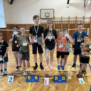 Závěrečný turnaj v badmintonu