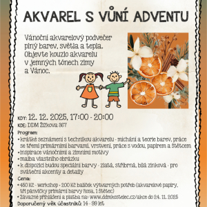 Workshop: Akvarel s vůní adventu