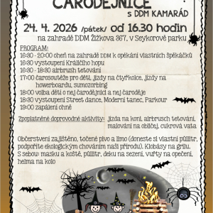 Čarodějnice s DDM Kamarád