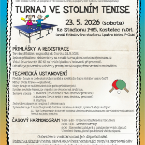Turnaj ve stolním tenise