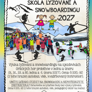 ŠKOLA LYŽOVÁNÍ A SNOWBOARDINGU 2027